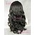 economico Parrucche lace sintetiche-Parrucche Lace Front Sintetiche Ondulato Kardashian Ondulato Lace frontale Parrucca Nero Capelli sintetici Per donna Attaccatura dei capelli naturale Nero