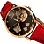 voordelige Trendy Horloge-Heren Kinderen Polshorloge Modieus horloge Kwarts / Vrijetijdshorloge Leer Band Amulet Vintage Informeel Zwart Wit Rood Bruin