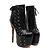 cheap Women&#039;s Boots-Women&#039;s Boots Leatherette Winter Dress Fashion Boots Stiletto Heel Platform Black 5in &amp; over