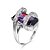 abordables Bague-Couple d&#039;alliance Saphir Poire Violet Rouge Bleu Zircon Zirconium Strass Amour dames Personnalisé Inhabituel 6 7 8 9 10 / Zircon cubique / Femme / Bague / Anneaux / Bague Fantaisie Grosse / Solitaire