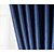 billige Gardiner og draperinger-gardiner gardiner to paneler stue solid farget polyester / blackout