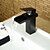 お買い得  クラシカル-バスルームのシンクの蛇口 - 滝状吐水タイプ オイルブロンズ センターセット シングルハンドルつの穴Bath Taps
