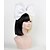 cheap Synthetic Trendy Wigs-Synthetic Wig Straight Straight With Bangs Wig Short Natural Black Synthetic Hair Women&#039;s Black