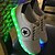 voordelige Damessneakers-Unisex LED schoenen PU Lente / Herfst Comfortabel / Noviteit / Oplichtende schoenen Sneakers Wandelen Platte hak Ronde Teen Veters / LED Zwart / Groen