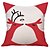 levne Vánoční ozdoby-1 ks Bavlna Lněný Povlak na polštář, Prázdninový Zvýraznění / dekorace