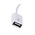 billige Lydkabler-USB 2.0 kvinde til 3,5 mm han kabel hvid (RC-033-WH-0,15M)