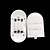 ieftine Întrerupătoare-zdm 1pc alb telecomandă 216w wireless touch rbg led controler bar / receptor dc12-24v
