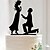 billige Kaketopper-Kakepynt Hage Tema / Asiatisk Tema / Blomster Tema Akryl Bryllup / jubileum / Utdrikningslag med 1 pcs Gavepose