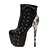 cheap Women&#039;s Boots-Women&#039;s Boots Leatherette Winter Dress Fashion Boots Stiletto Heel Platform Black 5in &amp; over