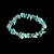 ieftine Brățări la Modă-Pentru femei Cristal Brățări cu Lanț &amp; Legături femei Cristal Bijuterii brățară Albastru Pentru Zi de Naștere Cadou Zilnic / Turcoaz