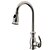 cheap Kitchen Faucets-Kitchen faucet - Single Handle One Hole Nickel Brushed Pull-out / ­Pull-down / Tall / ­High Arc Vessel Antique Kitchen Taps