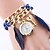 billige Armbåndsur-Dame Moteklokke Armbåndsur Fargerik Quartz Legering Band Vintage Bohemsk Vedhend Armband Armring Kul Fritid Gylden