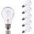 billige LED-filamentlamper-2W E26 LED-glødepærer A60(A19) 2 COB 220 lm Varm hvit Dimbar AC 110-130 V 6 stk.