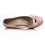 cheap Women&#039;s Heels-Women&#039;s Shoes Leatherette Spring Summer Fall Heels Chunky Heel Round Toe Bowknot for Casual Office &amp; Career Dress Black Pink Almond