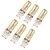 abordables Ampoules LED double broche-YouOKLight 6pcs 6 W LED à Double Broches 450-500 lm G9 T 104 Perles LED SMD 3014 Décorative Blanc Chaud Blanc Froid 220-240 V / 6 pièces / RoHs / FCC