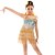 Χαμηλού Κόστους Παιδικά Ρούχα Χορού-Λάτιν Χοροί Φόρεμα Πούλιες Φούντα Κοριτσίστικα Επίδοση Αμάνικο Φυσικό Πολυεστέρας