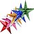 olcso Karácsonyi dekoráció-1 db karácsonyi csillag medál véletlenszerű színes karácsonyi díszek