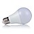 billige LED-globepærer-1 stk 5 W LED-smarte pærer 200-500 lm E26 / E27 A60(A19) 3 LED Perler SMD 5050 Dæmpbar Fjernstyret Dekorativ RGBW 85-265 V / 1 stk. / RoHs / CE