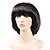 cheap Synthetic Trendy Wigs-Synthetic Hair Wigs Curly Bob Haircut Capless Natural Wigs Black