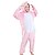 cheap Kigurumi Pajamas-Adults&#039; Kigurumi Pajamas Piggy / Pig Patchwork Onesie Pajamas Velvet Mink Cosplay For Women&#039;s Christmas Animal Sleepwear Cartoon Festival / Holiday Costumes / Leotard / Onesie / Leotard / Onesie