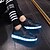 cheap Women&#039;s Sneakers-Unisex Shoes PU Spring Fall Light Up Shoes Comfort Sneakers Walking Shoes Flat Heel Round Toe LED Lace-up for Athletic Outdoor White Black