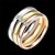 cheap Rings-Women&#039;s Ring Simple Style Fashion European Zircon Cubic Zirconia Silver Plated Gold Plated Jewelry Party Daily Casual Sports