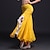 Χαμηλού Κόστους Ρούχα χορού της κοιλιάς-Χορός της κοιλιάς Φούστα Βολάν Γυναικεία Επίδοση Φυσικό Mohair Πολυεστέρας