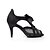 olcso Latin cipők-Csillogás Tűsarok Ezüst Arany Fekete Csillogó cipő