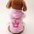 baratos Vestiti per cani-Cat Dog Hoodie Puppy Clothes Tiaras &amp; Crowns Fashion Dog Clothes Puppy Clothes Dog Outfits Breathable Pink Costume for Girl and Boy Dog Cotton XS S M L