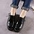 halpa Naisten oxford-kengät-Naisten PU Kevät / Syksy Comfort Oxford-kengät Korokekengät Solmittavat Musta / Burgundi