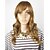 Χαμηλού Κόστους Συνθετικές Trendy Περούκες-Συνθετικές Περούκες Κυματιστό Κυματιστό Περούκα Ξανθό Ξανθό του μελιού Συνθετικά μαλλιά Γυναικεία Ξανθό