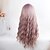 halpa Räätälöidyt peruukit-vaaleanpunaiset peruukit naisille synteettinen peruukki löysä aalto löysä aalto otsatukkalla peruukki violetti synteettiset hiukset violetti