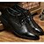 abordables Zapatos Oxford de hombre-Hombre Zapatos De Vestir PU Otoño / Invierno Confort Oxfords Antideslizante Negro / Con Cordón