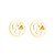 baratos Conjunto de Bijuteria-Mulheres Gema Conjunto de jóias Conjunto de Jóias - Aço Inoxidável, Banhado a Ouro 18K Dourado