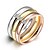 cheap Rings-Women&#039;s Ring Simple Style Fashion European Zircon Cubic Zirconia Silver Plated Gold Plated Jewelry Party Daily Casual Sports