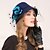 voordelige Feesthoeden-wollen net fascinators hoeden hoofddeksel klassieke vrouwelijke stijl