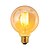 billiga Glödlampor-1st 2 W LED-glödlampor ≥180 lm E26 / E27 G80 2 LED-pärlor COB Dekorativ Varmvit 220-240 V / 1 st / RoHs