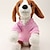 お買い得  犬用服-ネコ 犬 パーカー 子犬の服 ティアラ、クラウン ファッション 犬用ウェア 子犬の服 犬の衣装 高通気性 ピンク コスチューム 女の子と男の子の犬のために コットン XS S M L