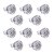 economico Faretti a LED-YWXLIGHT® Faretti LED 250-300 lm GU10 3 Perline LED SMD 3030 Decorativo Bianco caldo Luce fredda 85-265 V / 10 pezzi / RoHs / CE