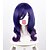 cheap Costume Wigs-Cosplay Costume Wig Synthetic Wig Straight Straight Wig Medium Length Purple Synthetic Hair Women&#039;s Purple