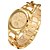 cheap Bracelet Watches-Women&#039;s Fashion Watch Dress Watch Bracelet Watch Quartz Stainless Steel Silver / Gold 30 m Water Resistant / Waterproof Shock Resistant Cool Analog Charm Luxury Casual Vintage Bangle - Gold Silver