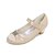 baratos Sapatos Princesa Infantil-Para Meninas Saltos Seda Little Kids (4-7 anos) Pedrarias Branco / Roxo / Vermelho Primavera / Verão / Outono / Casamento / Festas &amp; Noite / Casamento / TR