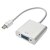 cheap DisplayPort Cables &amp; Adapters-0.3M 1FT Mini DisplayPort | Thunderbolt® to to VGA Female Cable White for MacBook Air/MacBook Pro/iMac/Mac mini(DP-010)