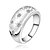 billiga Moderingar-Statementringar Ring Sterlingsilver Silver Smycken För Dagligen Casual 1st