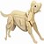cheap 3D Puzzles-Wooden Puzzle Dog Professional Level Wooden 1 pcs Boys&#039; Girls&#039; Toy Gift
