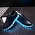 Χαμηλού Κόστους Γυναικεία Sneakers-Γιούνισεξ Παπούτσια PU Άνοιξη Φθινόπωρο Φωτιζόμενα παπούτσια Ανατομικό Αθλητικά Παπούτσια Περπάτημα Επίπεδο Τακούνι Στρογγυλή Μύτη LED