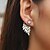cheap Earrings-Stud Earrings Jacket Earrings For Women&#039;s Unisex Party Wedding Casual Rhinestone Alloy Wings Angel Wings Gold