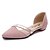 baratos Sapatilhas de mulher-Mulheres Sapatos Courino Verão Conforto Sandálias Sem Salto Cinzento Claro / Rosa claro / Azul Claro