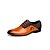 abordables Zapatos Oxford de hombre-Hombre Zapatos formales Cuero Primavera / Otoño Confort Oxfords Negro / Naranja / Marrón / Boda / Fiesta y Noche