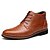 olcso Férfibakancsok-Férfi Kényelmes cipők Fashion Boots Közepesen magas szárú bakancs Ősz / Tél Hétköznapi Szabadtéri Csizmák Gyalogló Szintetikus Csúszásmentes Fekete / Barna / Fűző / EU40